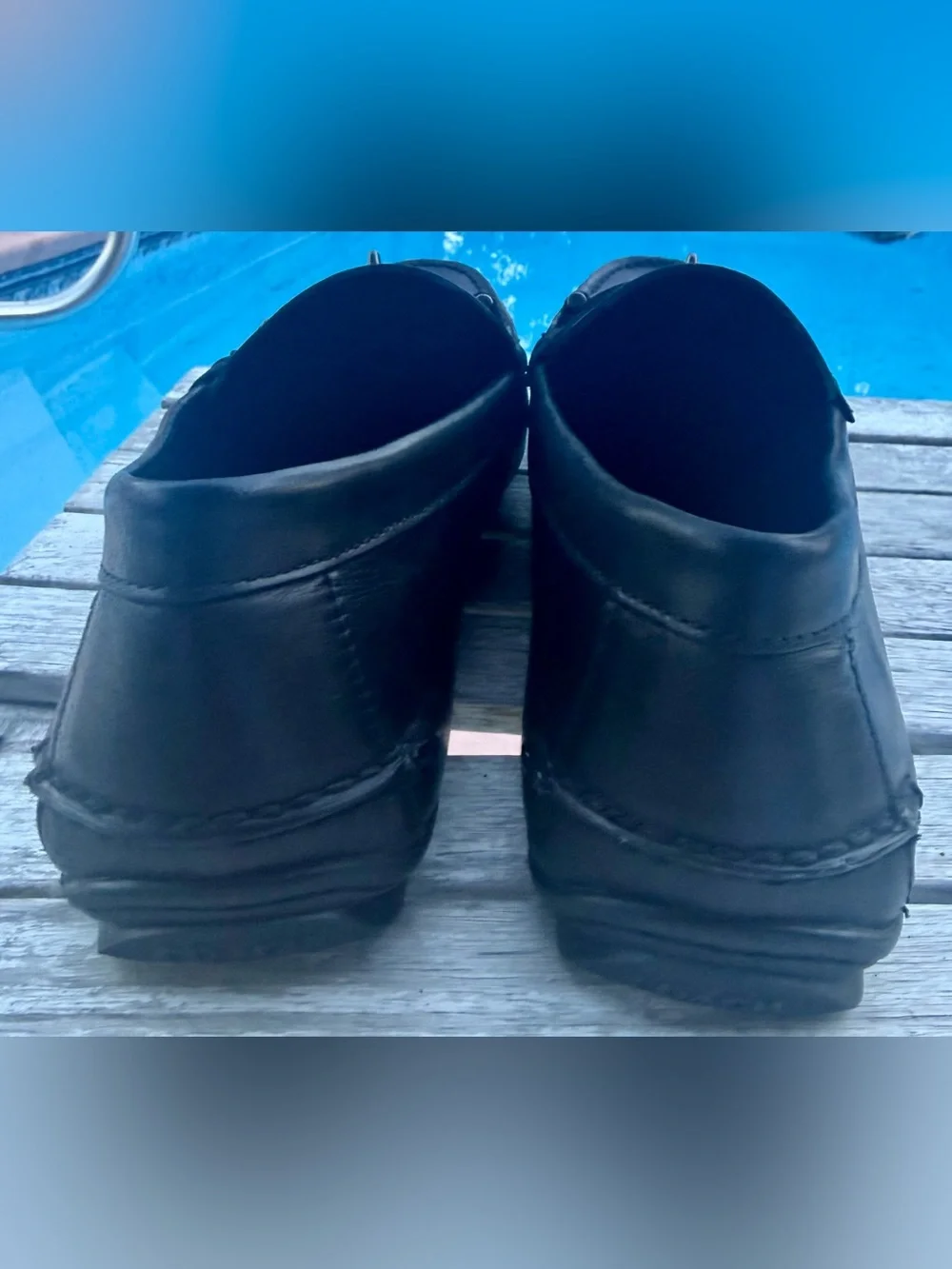 Coach Mott Driver Loafers Black Leather FG2984 Mens Size 11.5D~NEW
